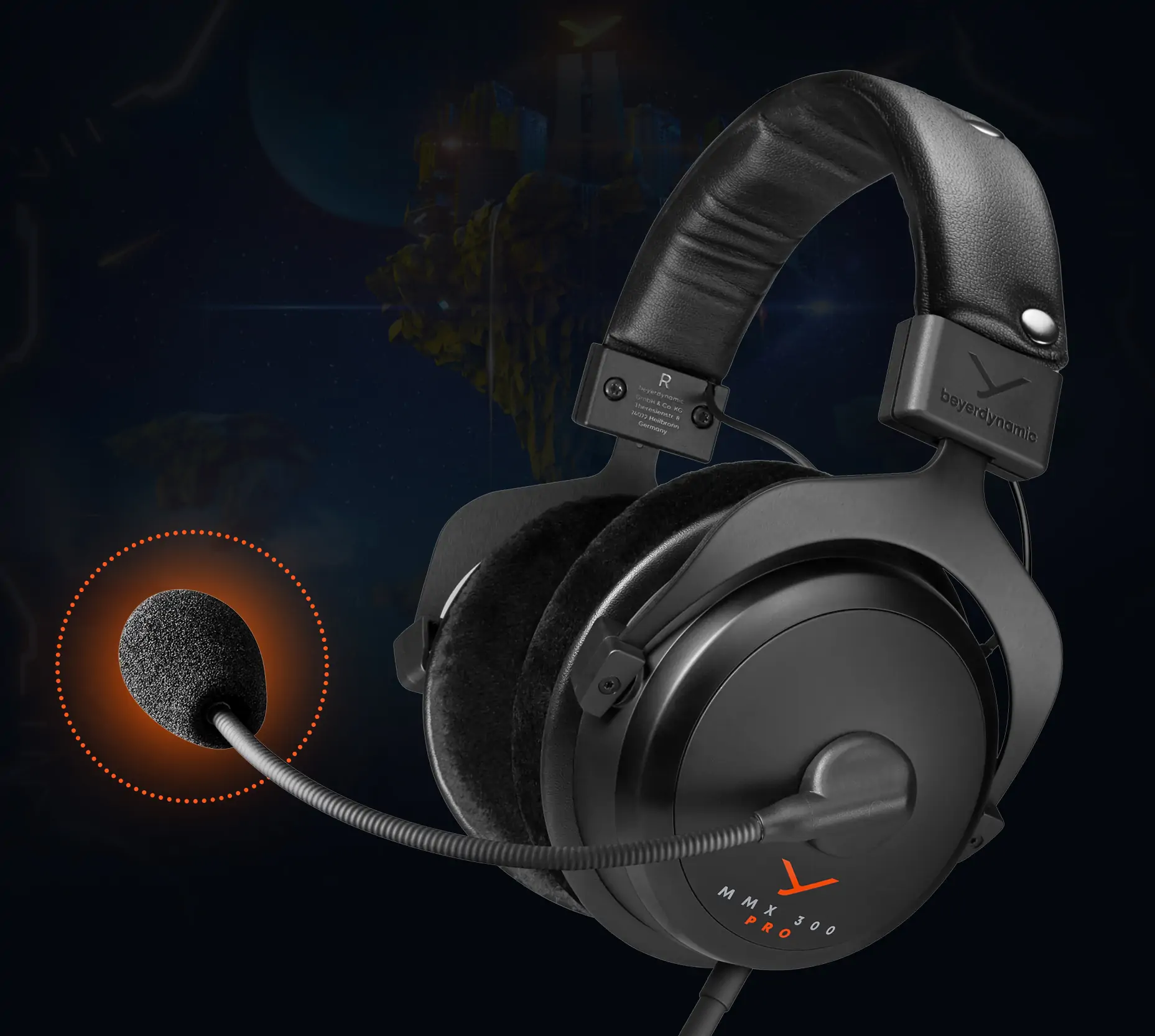 Beyerdynamic MMX 300 PRO gaming headset with STELLAR.45 driver and